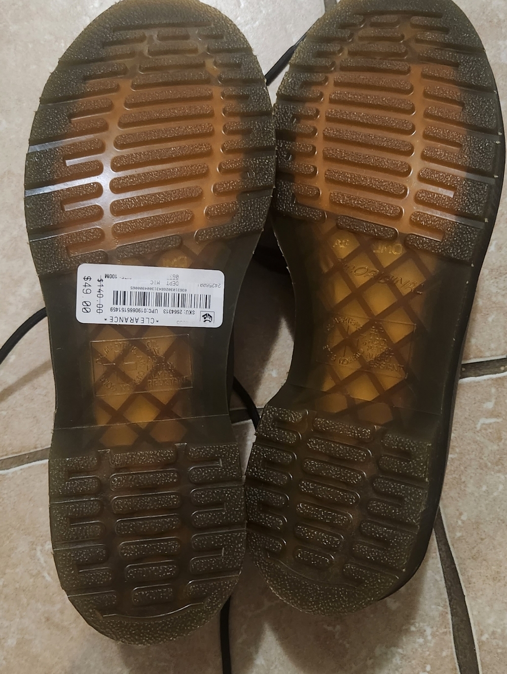 Womens Lace-Up Shoes in Translucent Brown Sole